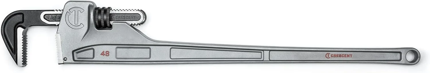 Crescent Aluminum Pipe Wrench - Plumbing, Mechanic, Home Improvement & Repair Tool - Adjustable Wrench - 48" - CAPW48