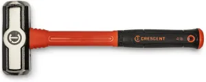 Crescent Fiberglass Engineer Hammer - Shock-Reducing Hammer with Ergonomic Grip & Forged Steel Head - Premium Hand Tool - 4 lb - CHFENG64