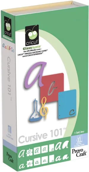 Cricut Classmates Cartridge, Cursive 101