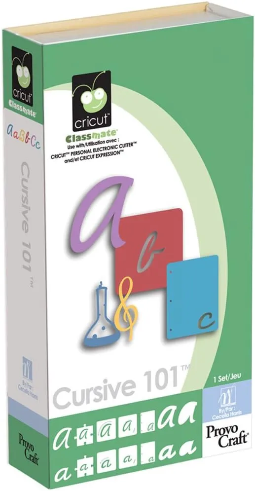 Cricut Classmates Cartridge, Cursive 101