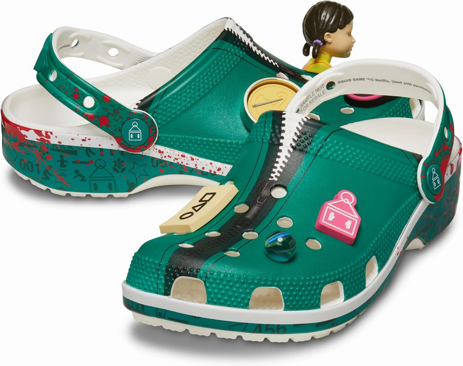 Crocs Unisex-Adult Squid Game Classic Clogs