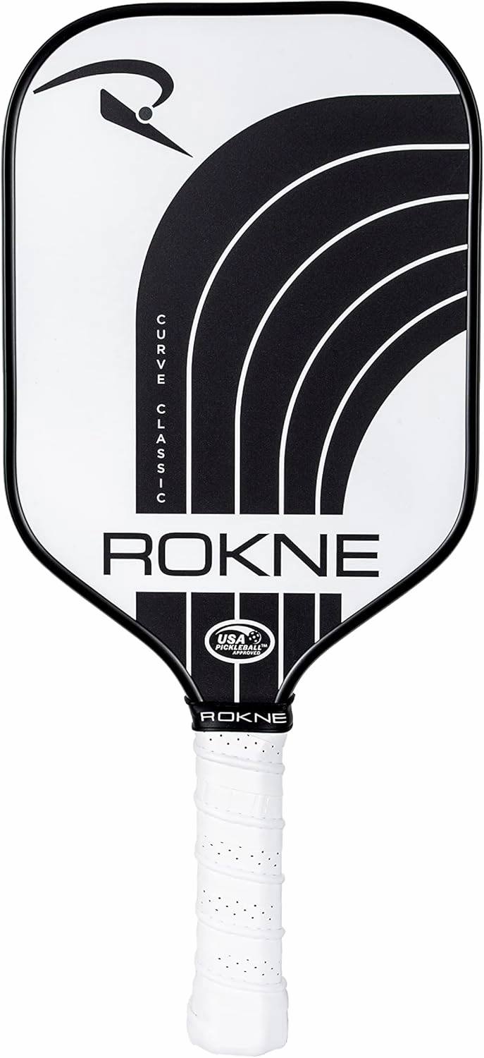 Curve Classic Pickleball Paddle | USAPA Approved Fiberglass Pickleball Paddles | Elevate Your Game with Precision Engineering & Comfort | ProGrit Texture for Max Spin & Power | Paddle