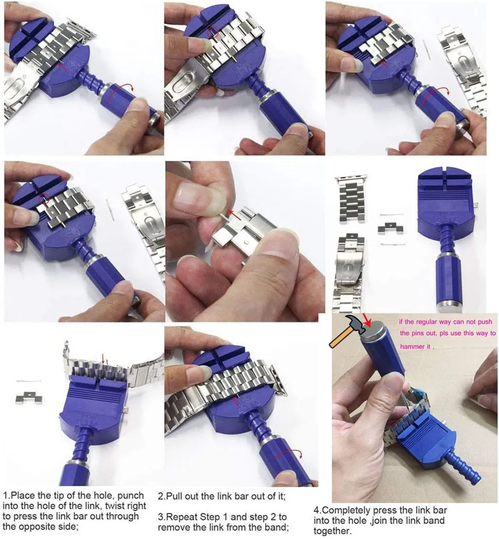 Curved End Replacement Watch Band 18mm 20mm 22mm 24mm Stainless Steel Watchband Double Lock Buckle Wrist Belt Watch Strap SB5ZWT