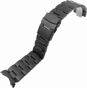 Curved Ends 18mm 20mm 22mm Solid Stainless Steel Band Link Bracelet Watch Band Mens Replacement Band
