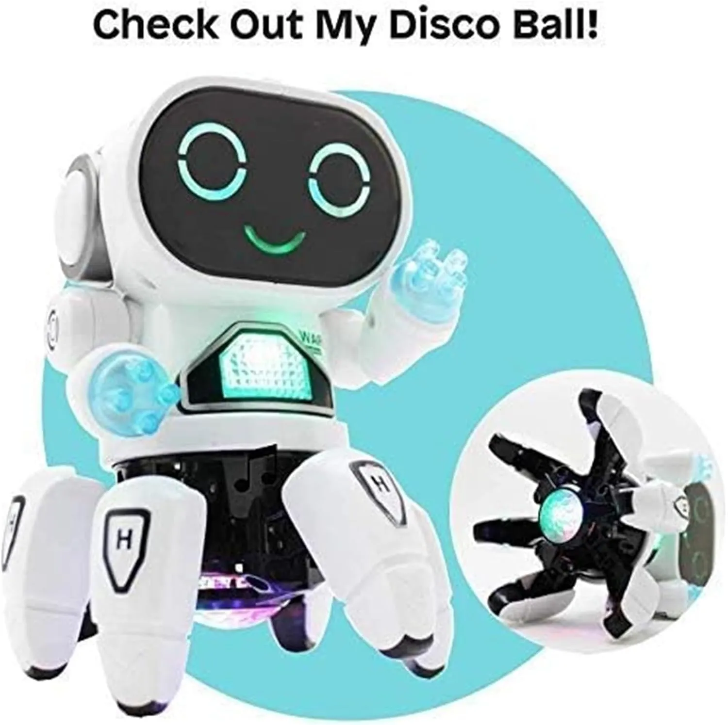 Dancing Robot Music Light Dancing Electric Walking Singing All Direction Movement Dancing Robot Walking Dancing Electronic Robot for Boys and Girls, Standard, Orange