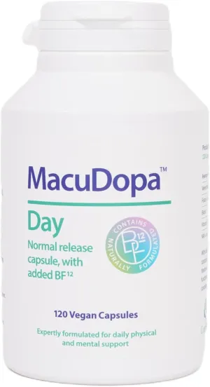 Day Capsules 700mg Proprietary Blend, 63% HPLC standardised Levodopa. 120 Veggie Capsules