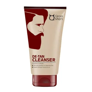 DE-Tan Cleanser, Natural Face Wash with Tea Tree & Clove Oil, 3 Nutritive Oils, Skin Whitening & Brightening, Dirty Blackhead Removal - 3.52 Ounce
