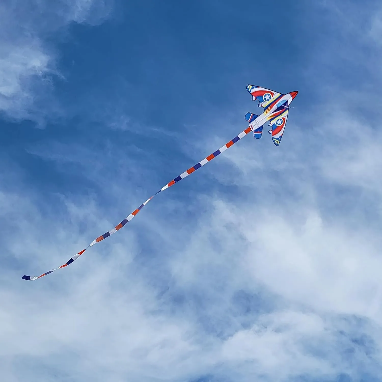 Delta Kite for Kids & Adults - Easy to Fly Large Single Line Beach Kite with 300ft String Handle Included, Perfect for Beginners, Teens