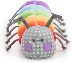 DEMDACO Learning Colors Caterpillar Musical 17 x 7.5 Plush Children's Stuffed Figure Toy