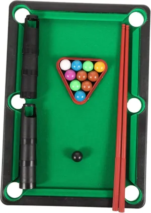 Desktop Billiards Toys 1 Set Mini Billiards Table Pool Table Mini Boys and Girls Toy Set