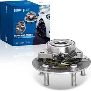 Detroit Axle - Front Wheel Bearing Hub for 2012-2018 Dodge Ram 1500, 2013 2014 2015 2016 2017 [Excluding Tradesman HD] Wheel Bearing and Hub Assembly Replacement