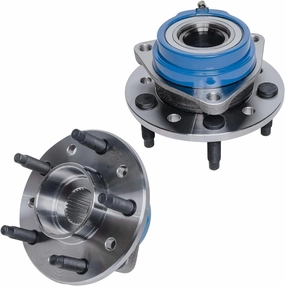 Detroit Axle - 2 Front Wheel Bearing Hubs for Chevy Malibu Pontiac Grand Am Oldsmobile Cutlass Alero Chevrolet Classic, Replacement Wheel Bearing and Hubs Assembly Set