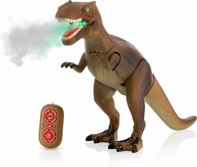 Dinosaur Trex Toy Realistic Walking Tyrannosaurus Rex Multifunction RC Trex Toy Figure with Roaring Spraying Function Good Dinosaur Toys for Boys Girls Ages 3 Plus