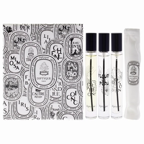 Diptyque Discovery Mini Set for Unisex - 3 Pc Mini Gift Set 0.33oz Fleur de Peau EDP Spray, 0.33oz Do Son EDP Spray, 0.33oz Orpheon EDP Spray
