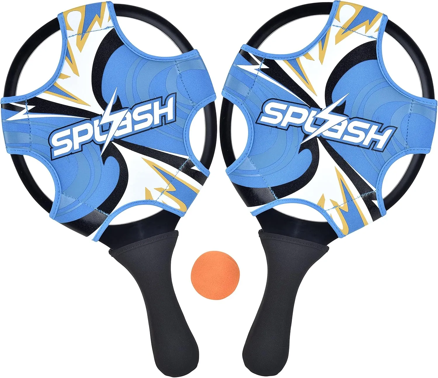Discovery Toys GO-MO Star Paddles | Summer Toy for Kids & Adults | 2 Paddles & Ball for Swimming Pool, Beach, Lake | Waterproof & UV Resistant Neoprene
