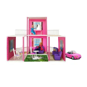 Disney Dream Villa - 168 pcs | Girls Role Playset | Pretend Play | Doll House with Furniture | Dollhouse Accessories | Imaginative Play | Playhouse | For Kids Age 3  years