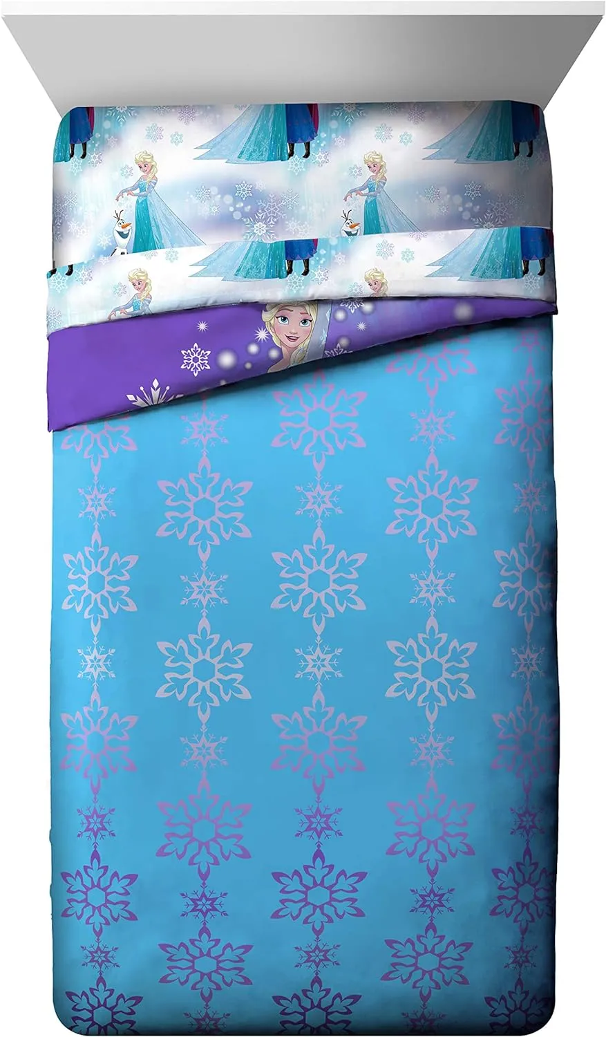 Disney Frozen 'Magical Winter' 7 Piece Full Bed In A Bag