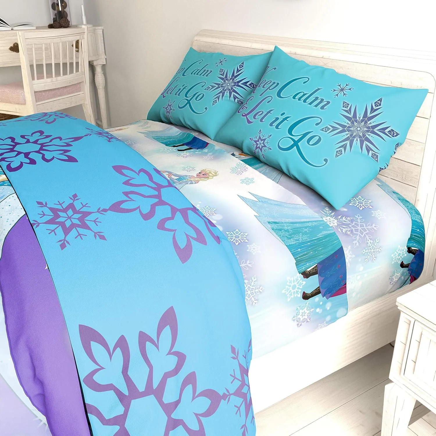 Disney Frozen 'Magical Winter' 7 Piece Full Bed In A Bag