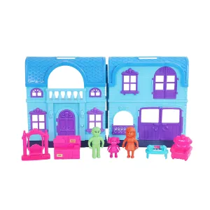 Disney Frozen Snow Qween Doll House | Girls Role Playset | Pretend Play | Doll House with Furniture | Dollhouse Accessories | Imaginative Play | Playhouse | For Kids Age 3  years
