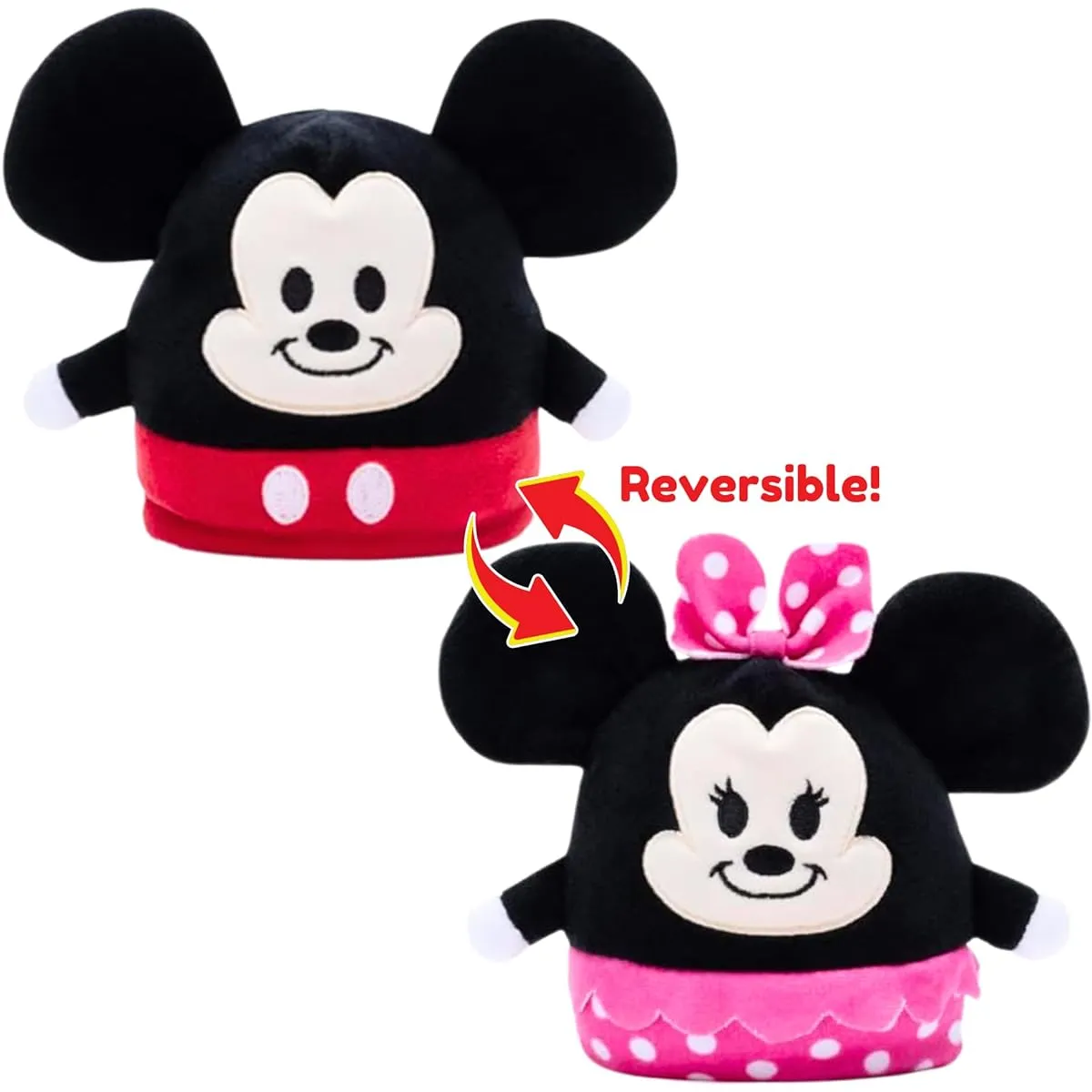 Disney Kids and the Mandalorian Reversible - Reversible Grogu and the Mandalorian Plush Mickey & Minnie