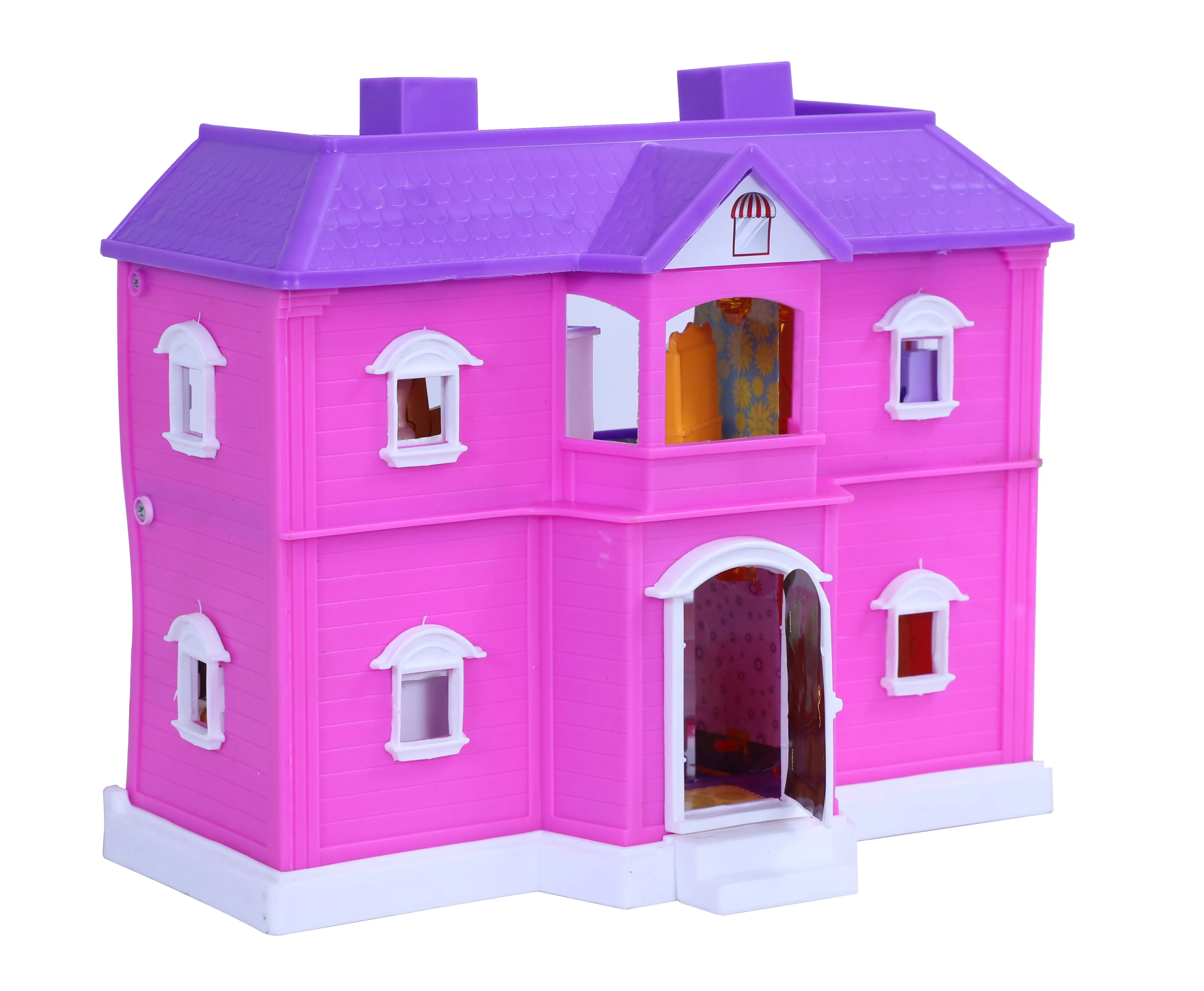 Disney Princess My Country Doll House - 24 pcs | Girls Role Playset | Pretend Play | Doll House with Furniture | Dollhouse Accessories | Imaginative Play | Playhouse | For Kids Age 3  years
