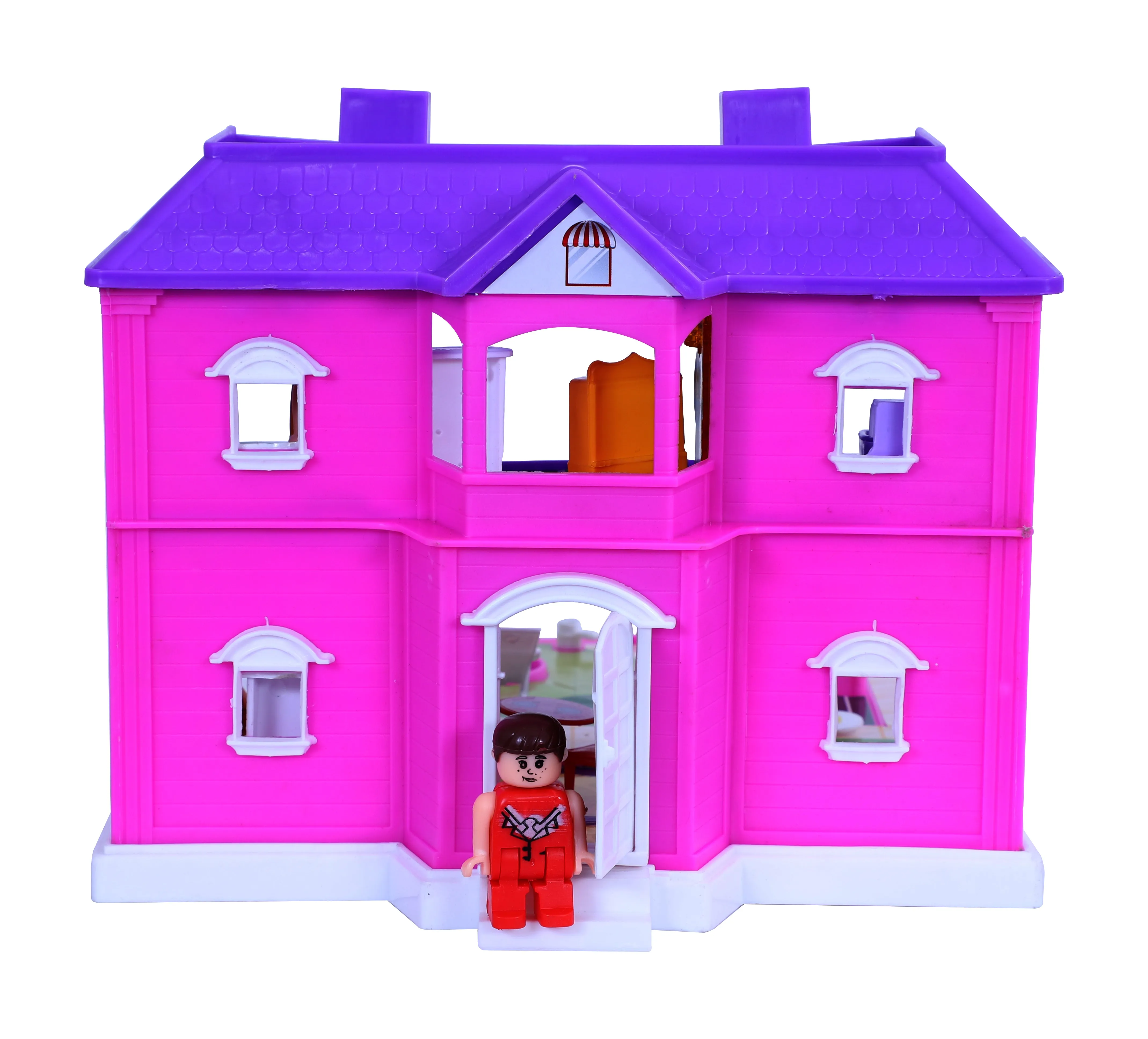Disney Princess My Country Doll House - 24 pcs | Girls Role Playset | Pretend Play | Doll House with Furniture | Dollhouse Accessories | Imaginative Play | Playhouse | For Kids Age 3  years