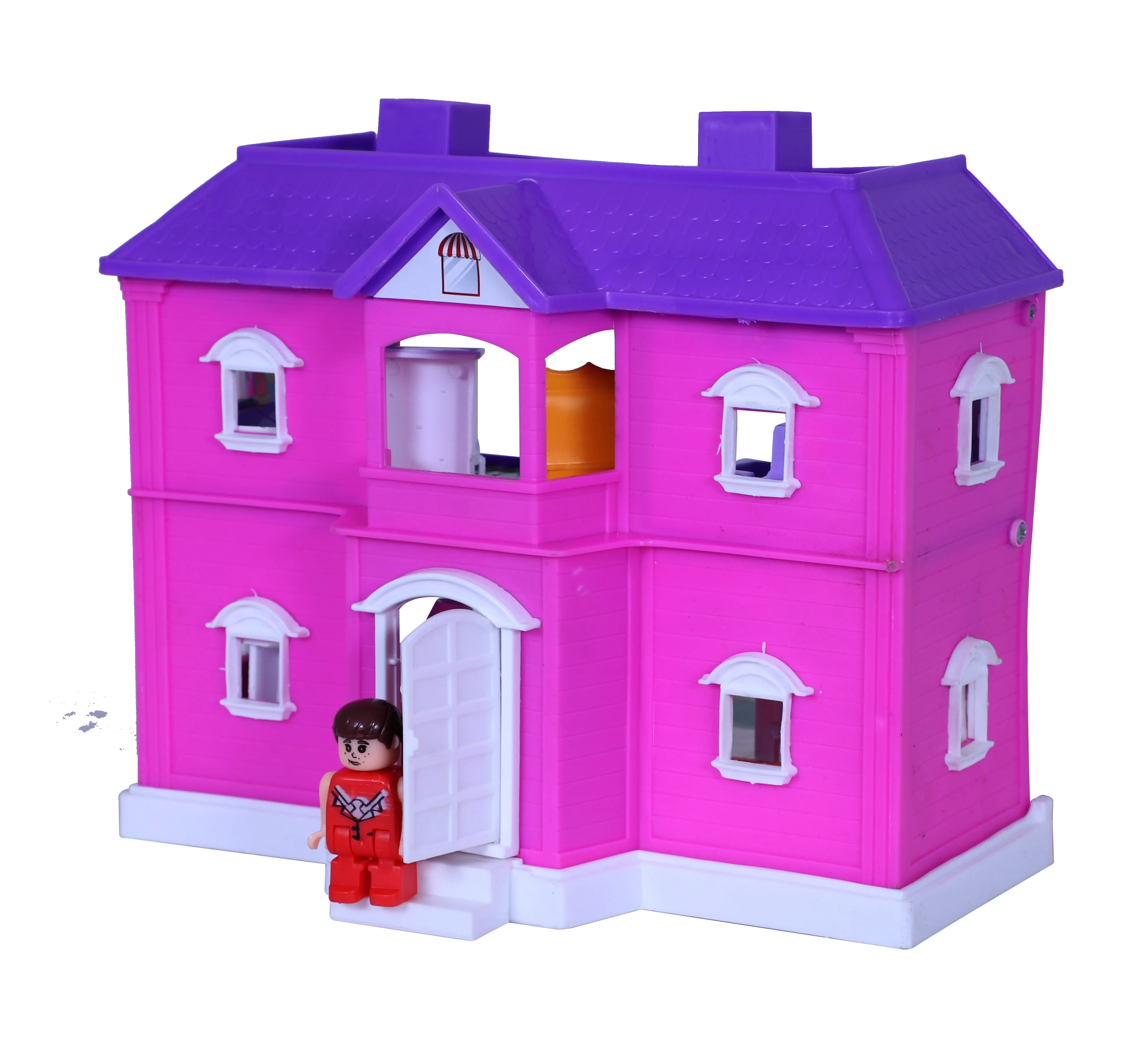 Disney Princess My Country Doll House - 24 pcs | Girls Role Playset | Pretend Play | Doll House with Furniture | Dollhouse Accessories | Imaginative Play | Playhouse | For Kids Age 3  years