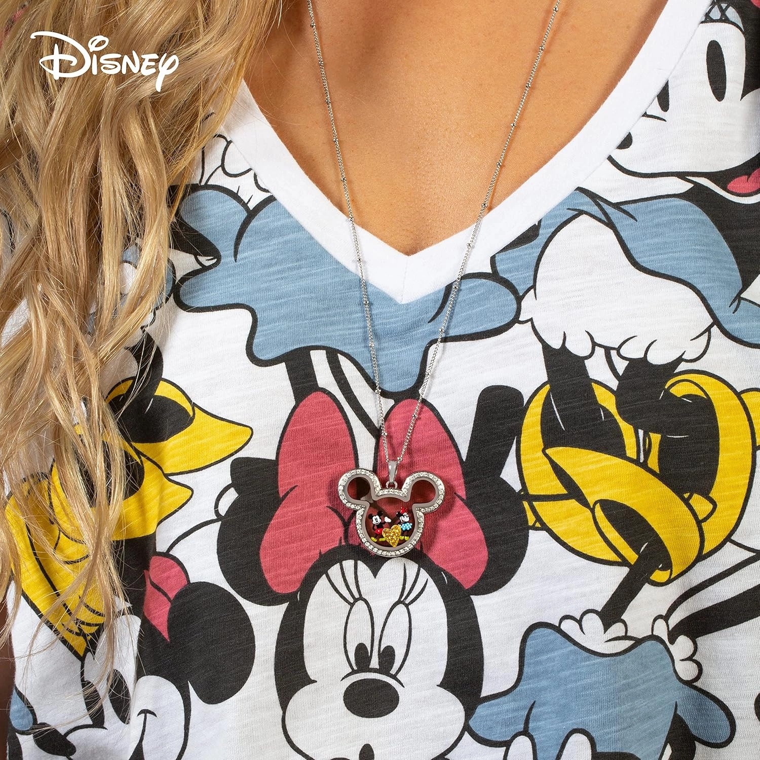 Disney Mickey Mouse Living Locket Set