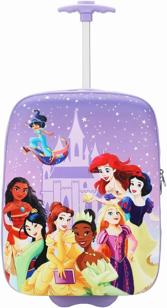 Disney Princess Characters & Castle 2-Pack Luggage Set