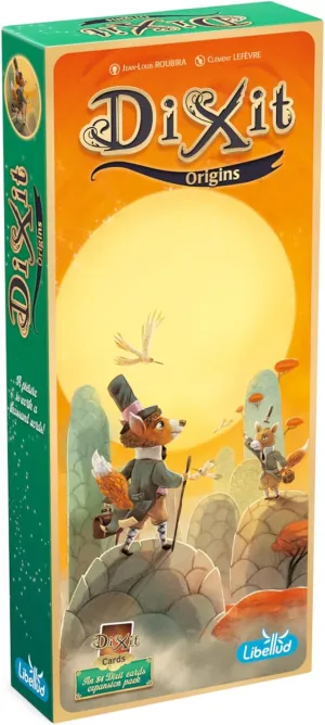 Dixit Origins Board Game EXPANSION - Unleash Imagination with 84 New Enigmatic Cards! Creative Storytelling Game, Family Game for Kids & Adults, Ages 8 , 3-6 Players, 30 Min Playtime, Made by Libellud