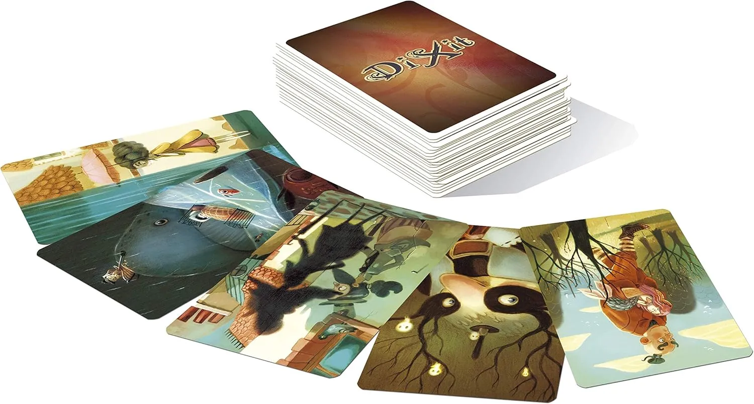 Dixit Origins Board Game EXPANSION - Unleash Imagination with 84 New Enigmatic Cards! Creative Storytelling Game, Family Game for Kids & Adults, Ages 8 , 3-6 Players, 30 Min Playtime, Made by Libellud