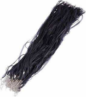 DIY Jewelry Making Supplies 100 Pcs Yarn Wax Thread Cords Satin Lanyard String Lobster Buckle Strong Flexible Rope
