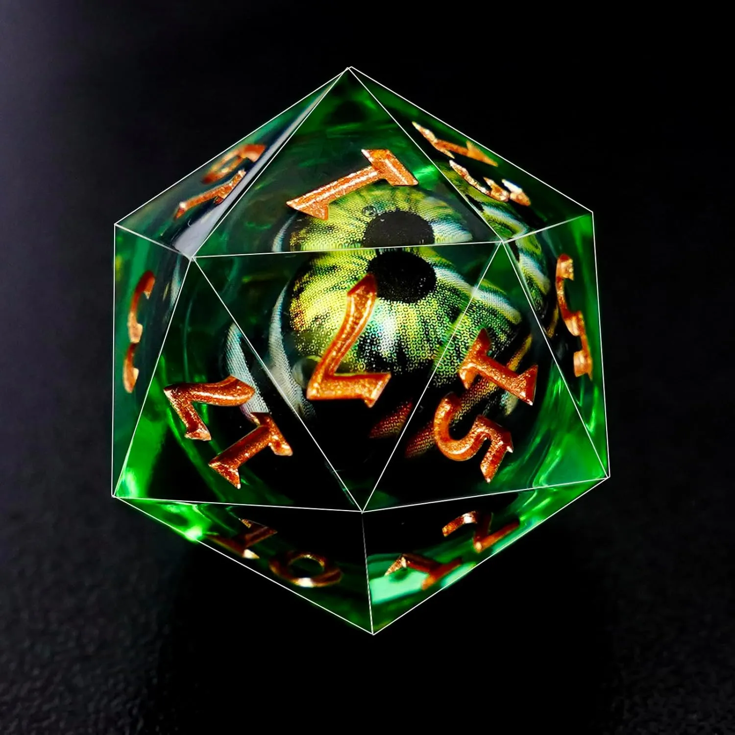 DND Dice Set, Dungeons and Dragons DND Eyeball Dice for Role Playing Table Games