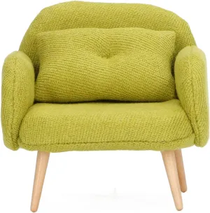 Dollhouse Sofa, Armchair Upholstered,Miniature Living Room Furniture Chair,1:12 Scale Simple Design Modern Style Doll House Miniature Furniture (Sofa.)