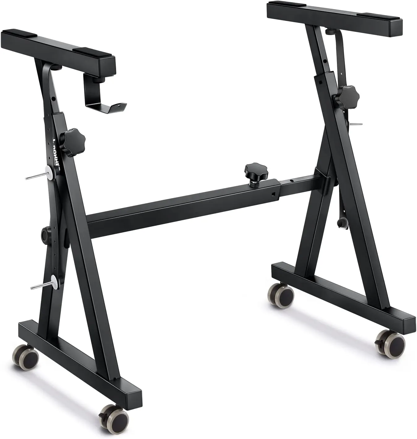 Donner Keyboard Stand, Z-style Heavy-Duty Piano Stand, Adjustable and Portable Piano Keyboard Stand, Suitable for 54, 61 and 88 Keys Electric Keyboards Digital Pianos