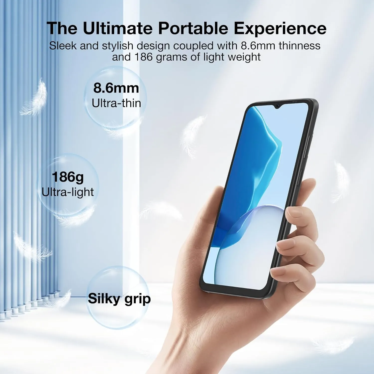 DOOGEE N55 Plus Android 14 Cell Phone Unlocked(2025), 20GB 128GB/TF 1TB, 5150mAh Battery Octa-Core Unlocked Phone, 6.56" 90Hz Display, Dual Camera/Dual SIM 4G Smartphones with Face ID & OTG(Black)