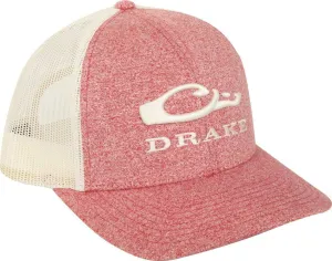 Drake Waterfowl Heather Mesh Back Hat Logo Ball Cap