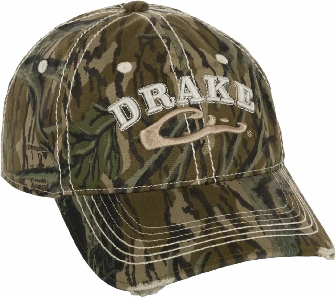 Drake Waterfowl Men's Distressed 6-Panel Ball Cap