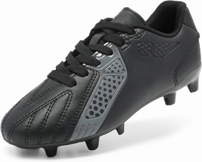 DREAM PAIRS Boys Girls Soccer Cleats Youth Firm Groud Classic Lightweight Football Shoes for Little/Big Kid