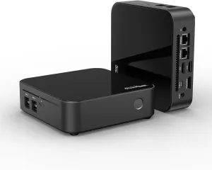 DreamQuest Mini PC Come with 11 Pro OS, Intel N100 (up to 3.4GHz) Mini Desktop Computer with 32GB DDR4 1TB M.2 SSD, USB C 3.2, USB3.2,BT5.0, WiFi 5, 4K HDMI, DP, Gigabit Port, Smart Fan