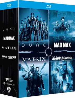 Dune / Mad Max / The Matrix / Blade Runner - 5-Disc Box Set ( Dune: Part One / Mad Max / The Matrix / Blade Runner ) (Blu-Ray & DVD Combo) [ Blu-Ray, Reg.A/B/C Import - France ]