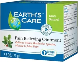 Earth's Care Triple Action Ointment, No Parabens, Colors or Fragrances, Allergy-Tested 2.5 OZ. (6 Jars)