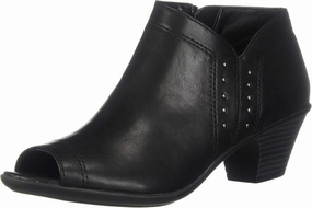 Easy Street Women's Voyage Open Toe Bootie with Mini Studs Ankle Boot
