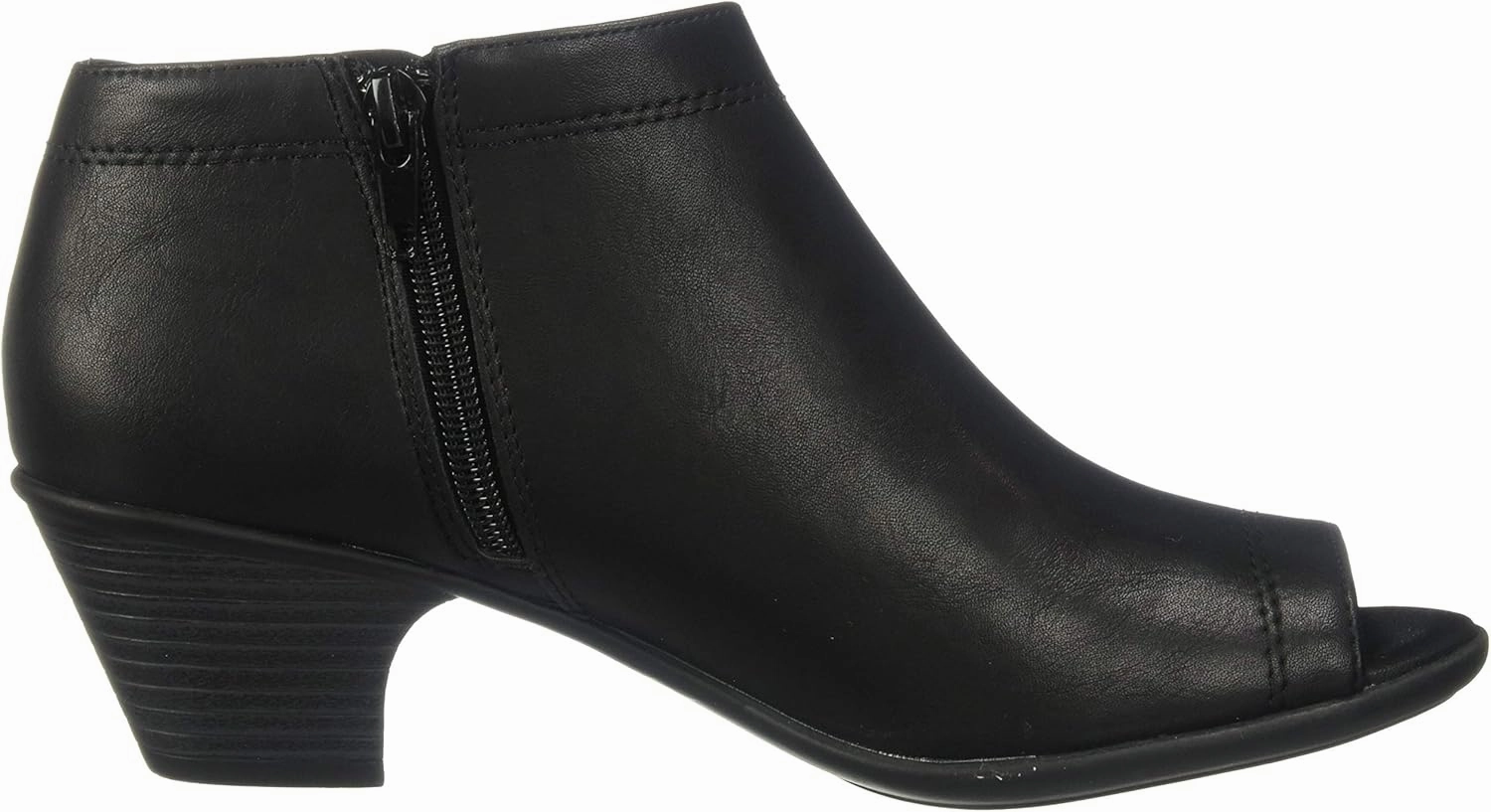 Easy Street Women's Voyage Open Toe Bootie with Mini Studs Ankle Boot