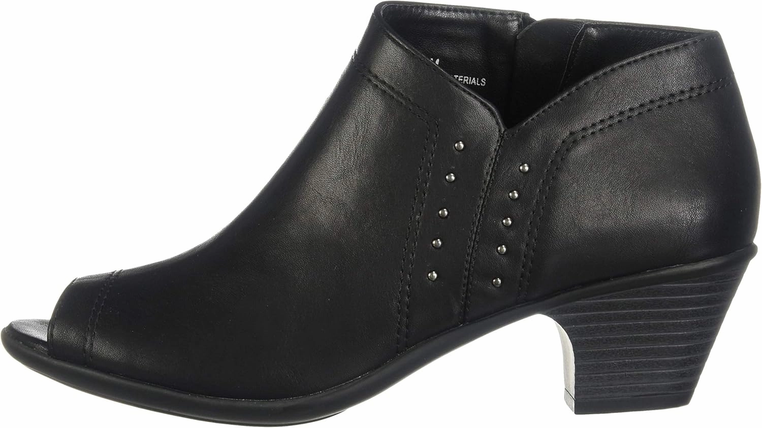 Easy Street Women's Voyage Open Toe Bootie with Mini Studs Ankle Boot