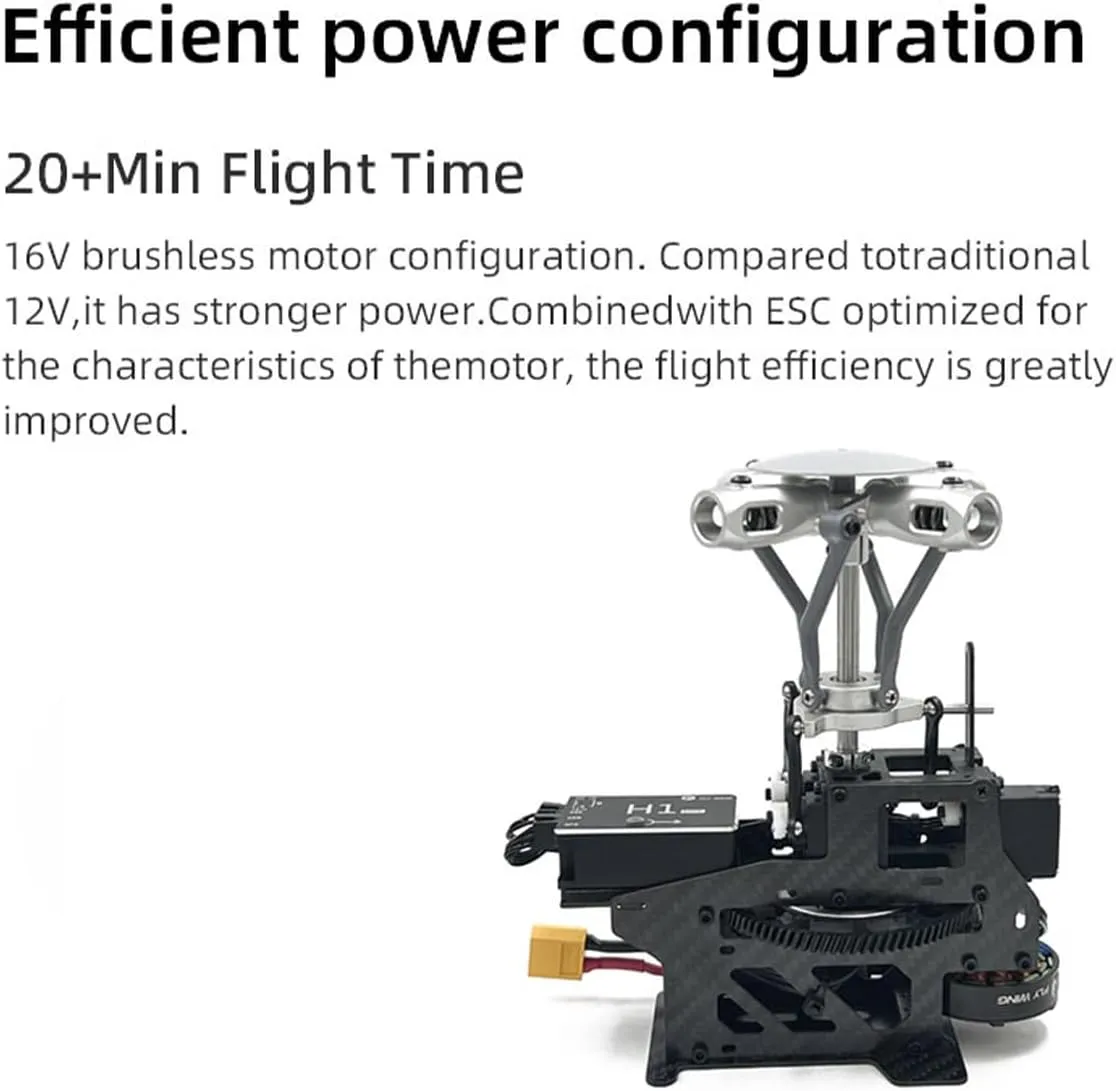 EC135 470-Class RC Simulation Helicopter Model, 2.4G 6CH 4 Detachable Propellers, RC Aircraft with H1 Flight Controller, Beidou GPS Positioning (RTF/Mode 1/Mode 2 Switchable)