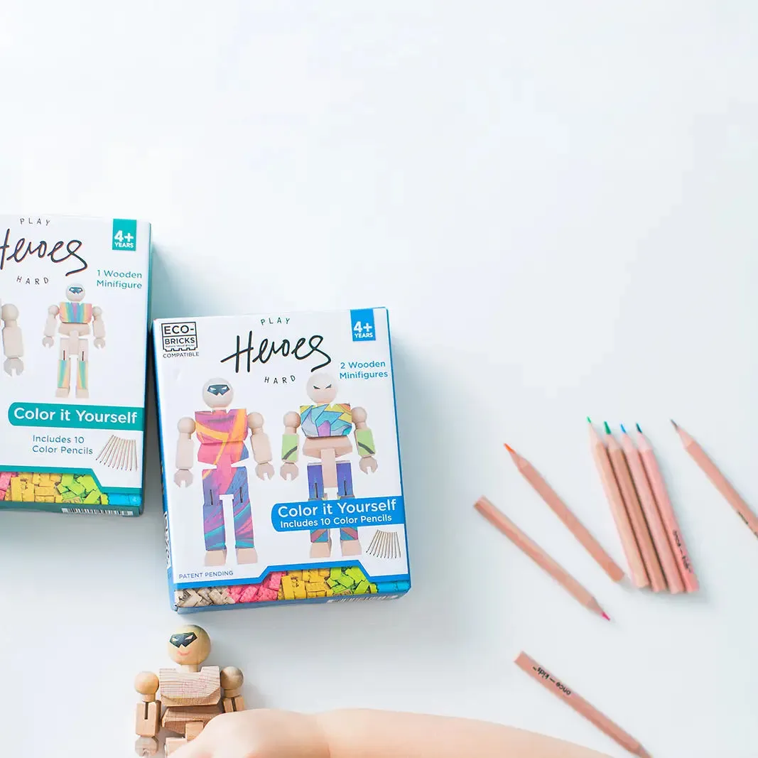 Eco-Bricks | Playhard Heroes Minifigure DIY
