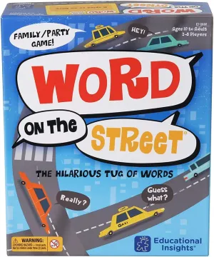 Educational Insights Word on the Street, Word Game for Family Game Night, Ages 10 