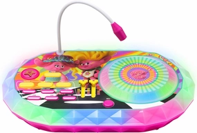 eKids Trolls Band Together DJ Party Mixer Turntable Toy with Built in Microphone for Kids, for Fans of Trolls Toys for Girls
