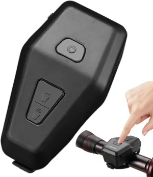 Electric Cycling Horn | Electric Anti-Theft Cycling Horn Alarm | High Decibel Horn Design Smart Cycling Horn for Outdoor Adventure, Daily Commute, Busy City Street